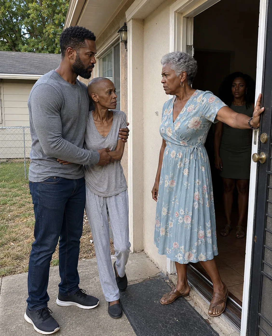 After Four Years Working Overseas, I Came Home Without Warning and Found My Wife Sleeping Beside the Garage, Weighing Barely a Hundred Pounds—My Mother Told Me, “She Earned This.” I Said Nothing About the Rage Inside Me. I Simply Mentioned the $1.2 Million Settlement Waiting in My Name… and Watched My Family Destroy Themselves Trying to Get It.