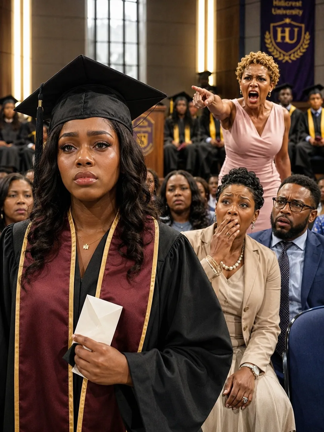 My Sister Stood Up at My Graduation and Screamed, “She Paid Someone to Earn That Degree!”—She Had No Idea What I Was Carrying Under My Gown