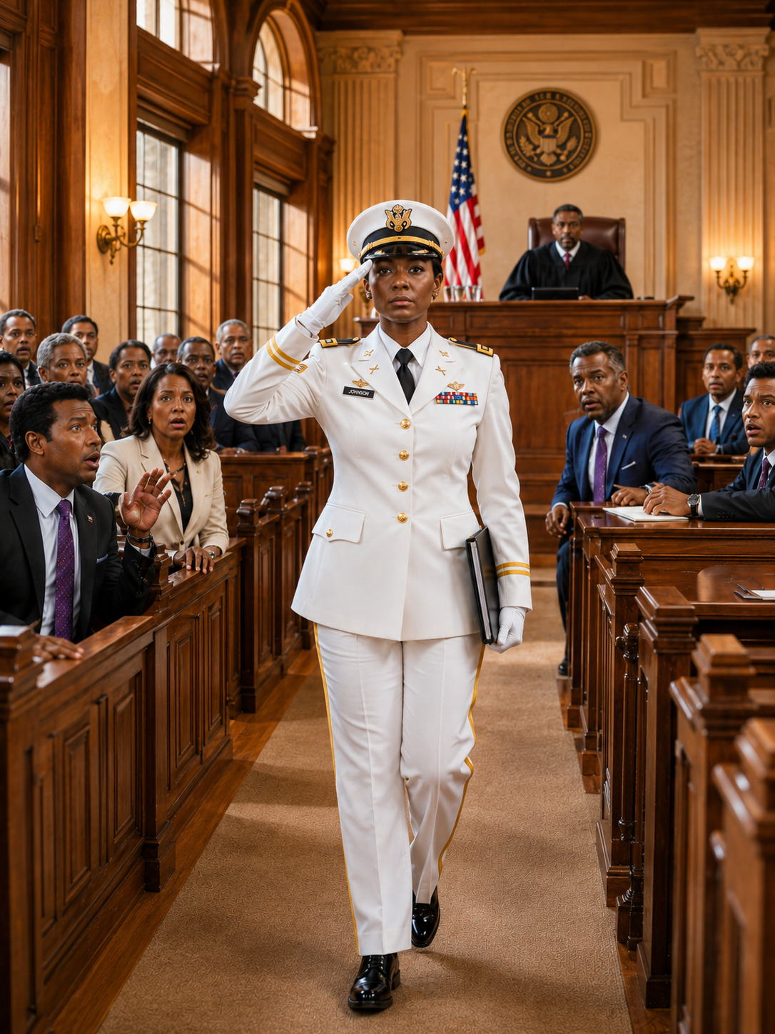 My Family Smirked When I Walked Into Court in My Navy Uniform — Then the Judge Opened One File and My Cousin Went Pale