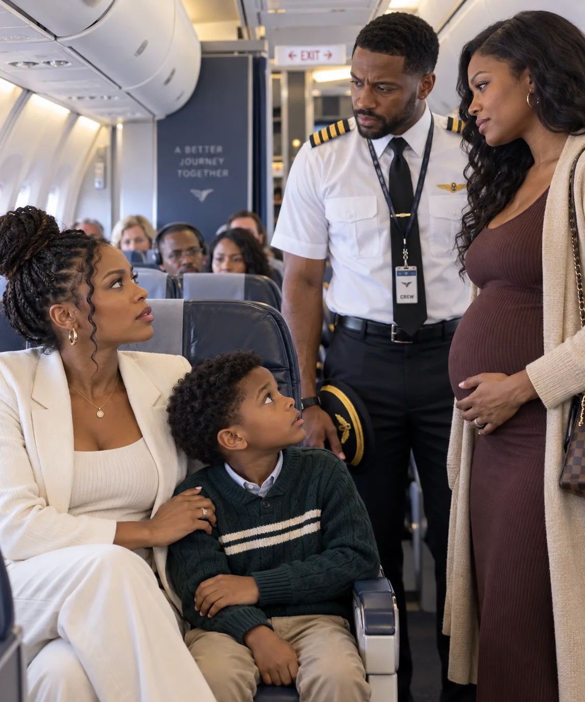 My eight-year-old and I secretly booked seats on my pilot husband's flight to surprise him. Somewhere above the clouds his voice came over the cabin speakers saying he could not wait to finally hold their little girl — and the whole plane started clapping.