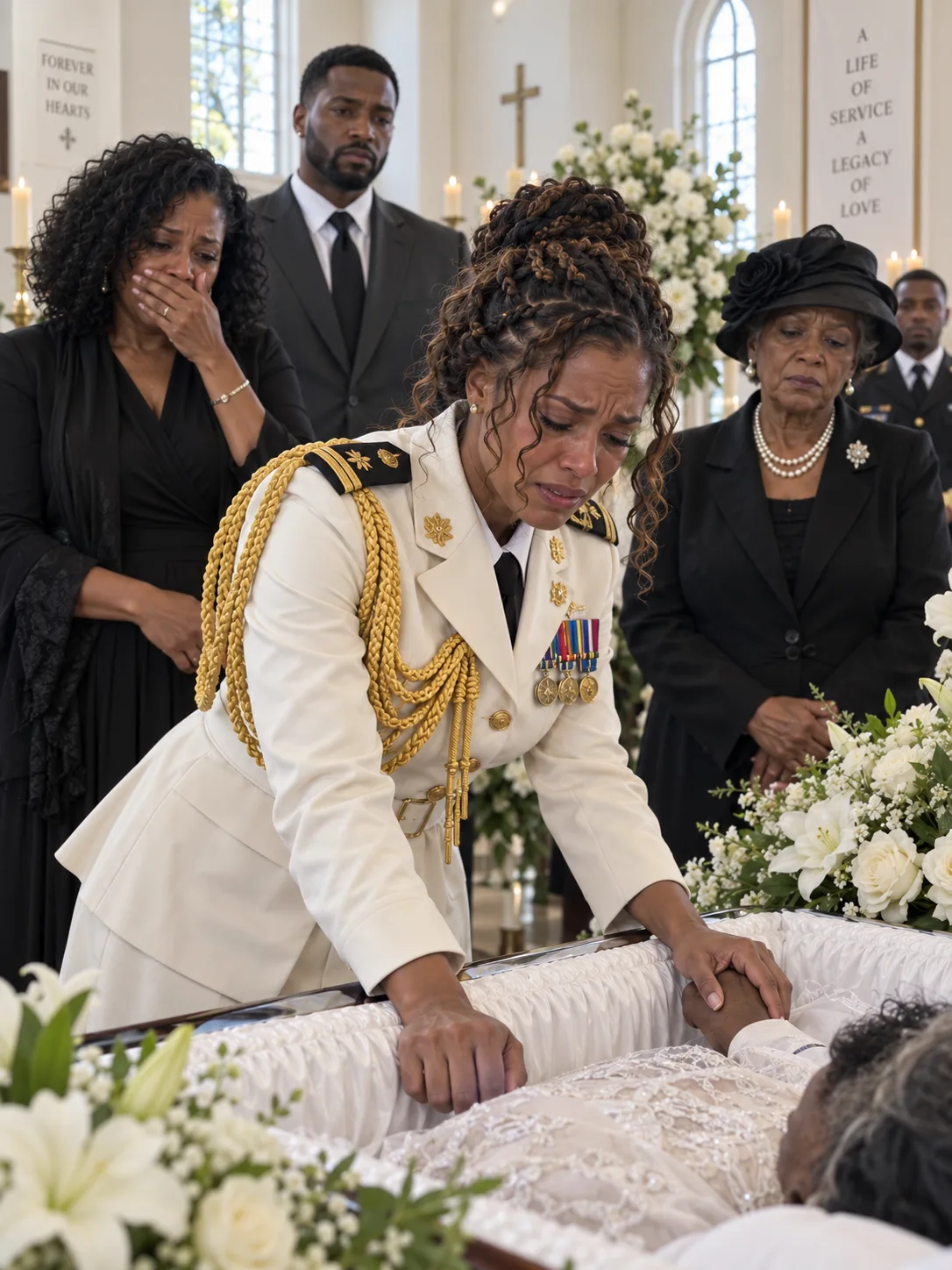 At my six-year-old daughter's funeral my ex-husband's mother put her hand on the coffin lid and told fifty people I did not get to open it. I opened it anyway. My daughter was not inside.