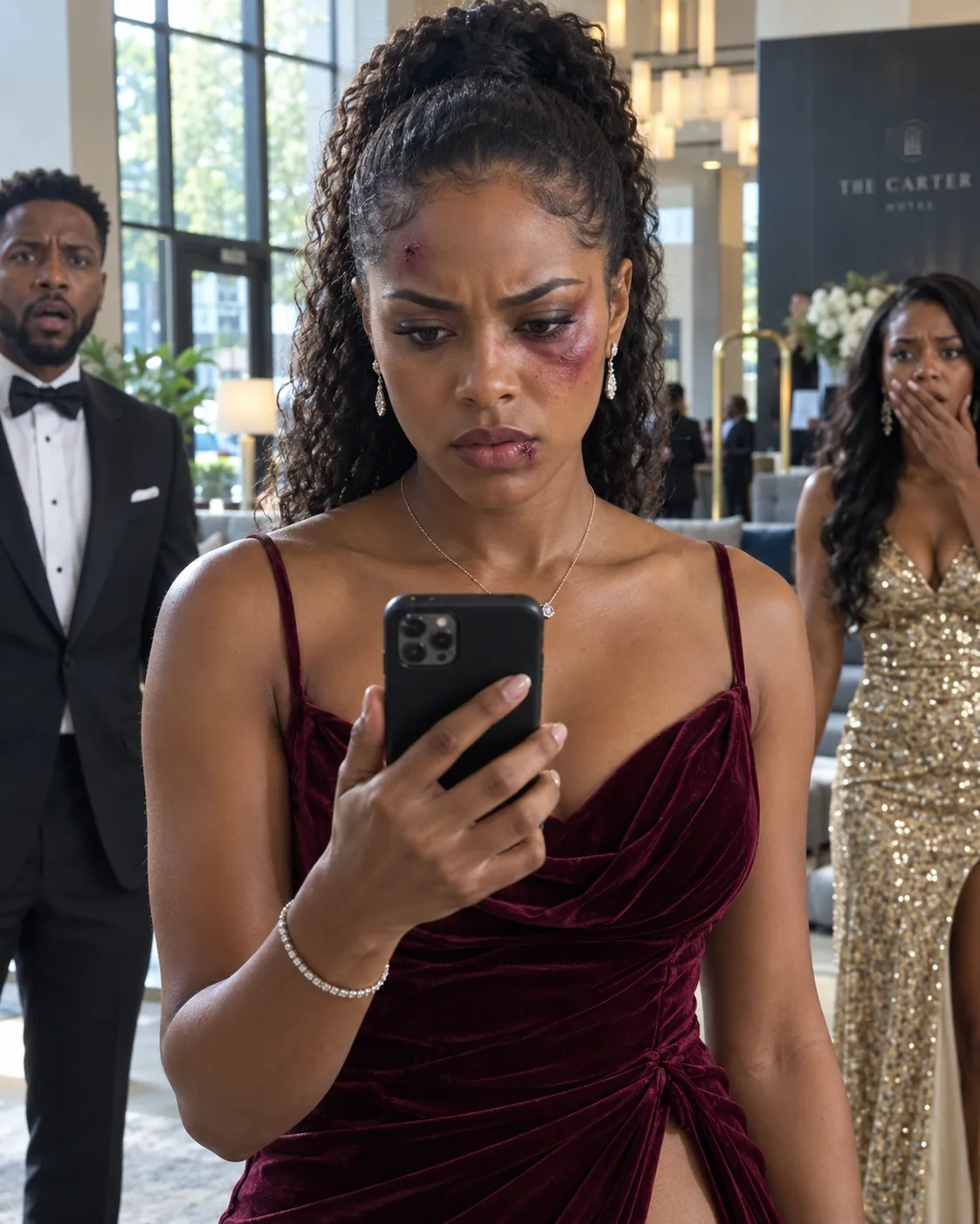 At my thirty-fourth birthday party my husband humiliated me in front of fifty guests because I spilled wine on the dress of the woman he had been seeing for eight months. So I picked up my phone and called the five older brothers he had spent years joking about.