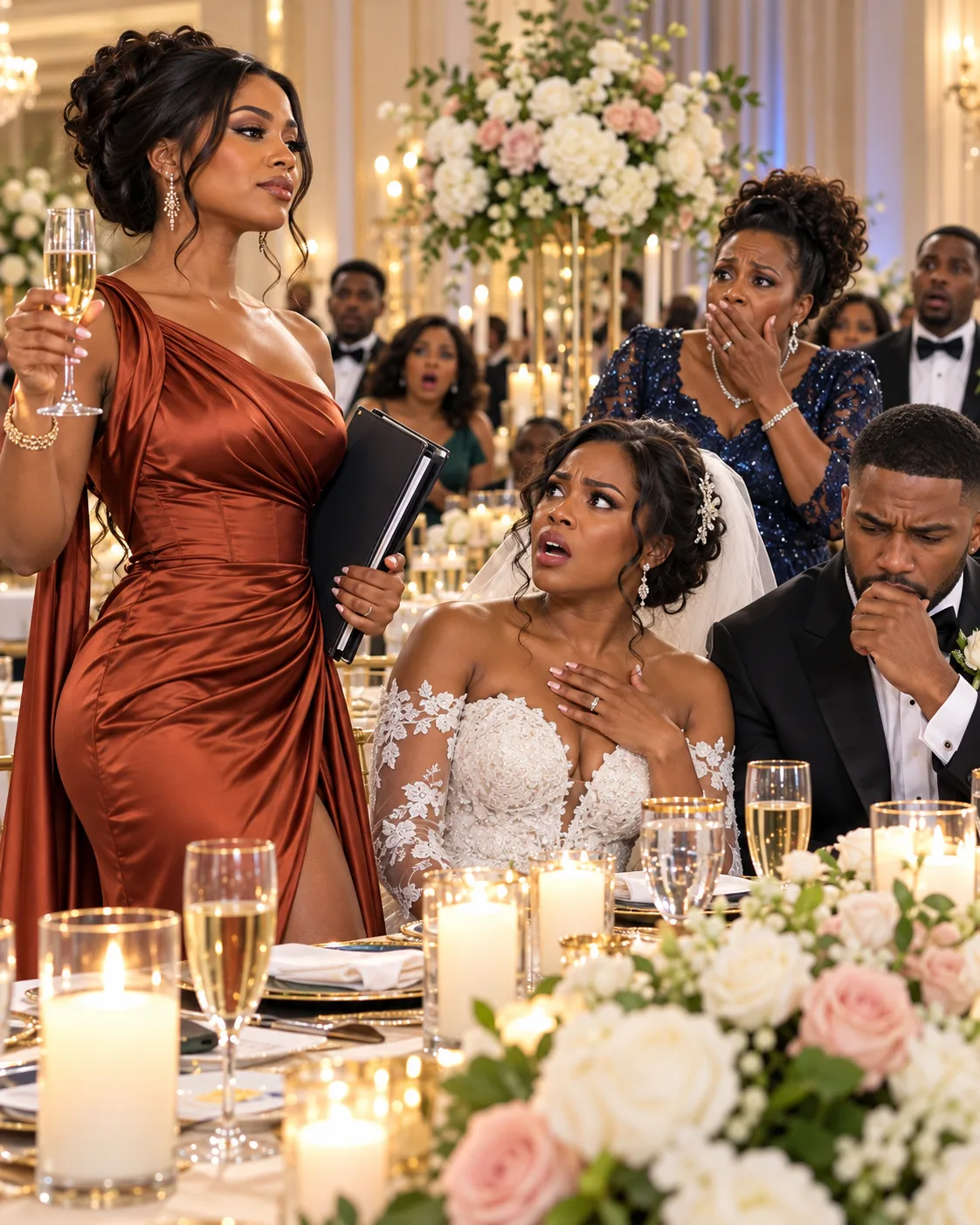 My mother put an eighty-six-thousand-pound invoice in my lap at my sister's wedding and told two hundred people I could afford it. I stood up and walked round the table to my father.