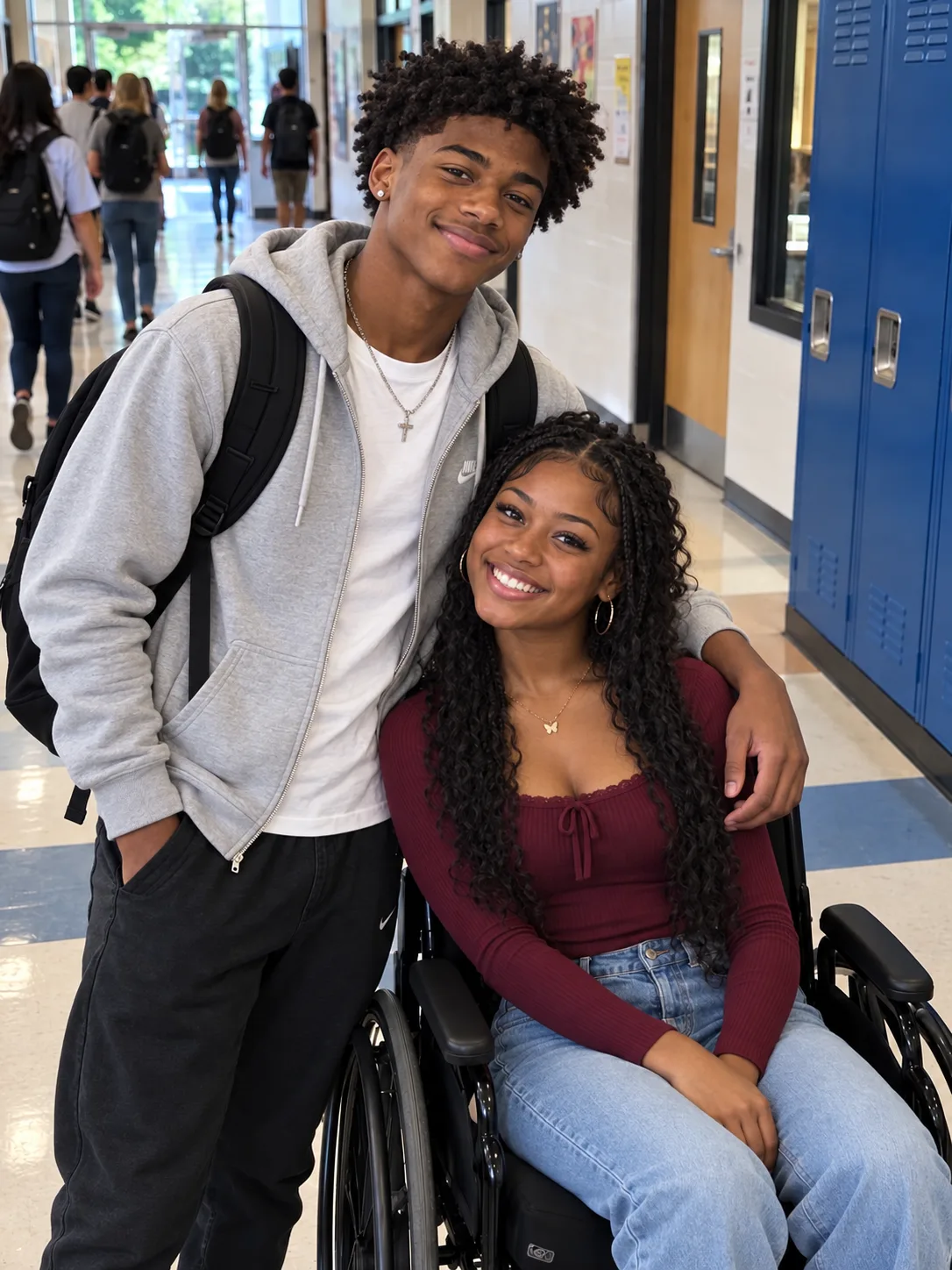 My thirteen-year-old sold his guitar for eight hundred and fifty pounds and spent every penny on a wheelchair for a girl in his class. The next morning two officers knocked and asked us to come outside.