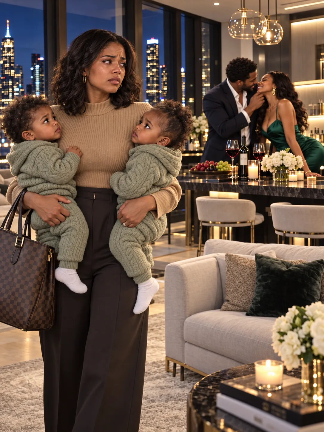 At eleven forty-seven on Christmas Eve my husband sent me the wrong photograph while I was at home alone with two feverish babies. In his coat pocket, where the baby medicine was supposed to be, there was a velvet box.