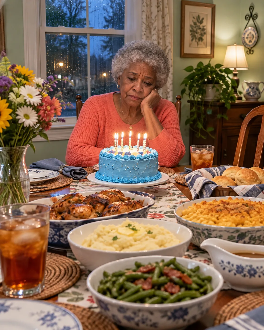 I waited four hours for my six children on my sixtieth birthday. Not one came. At nine o'clock there were three knocks at the door — and a police officer handed me a note in my son's handwriting.