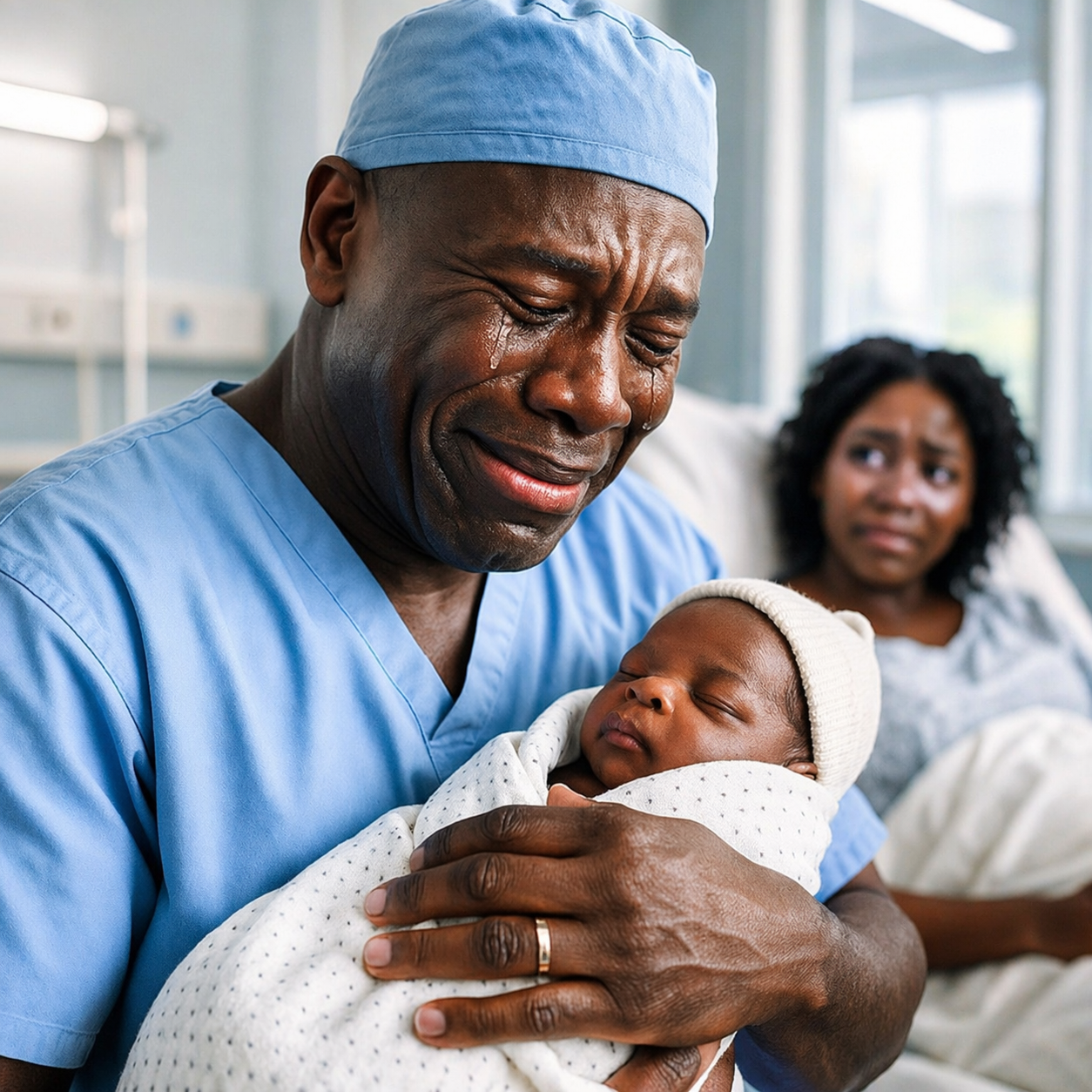 She went to the hospital to give birth, but the doctor burst into tears upon seeing the baby…