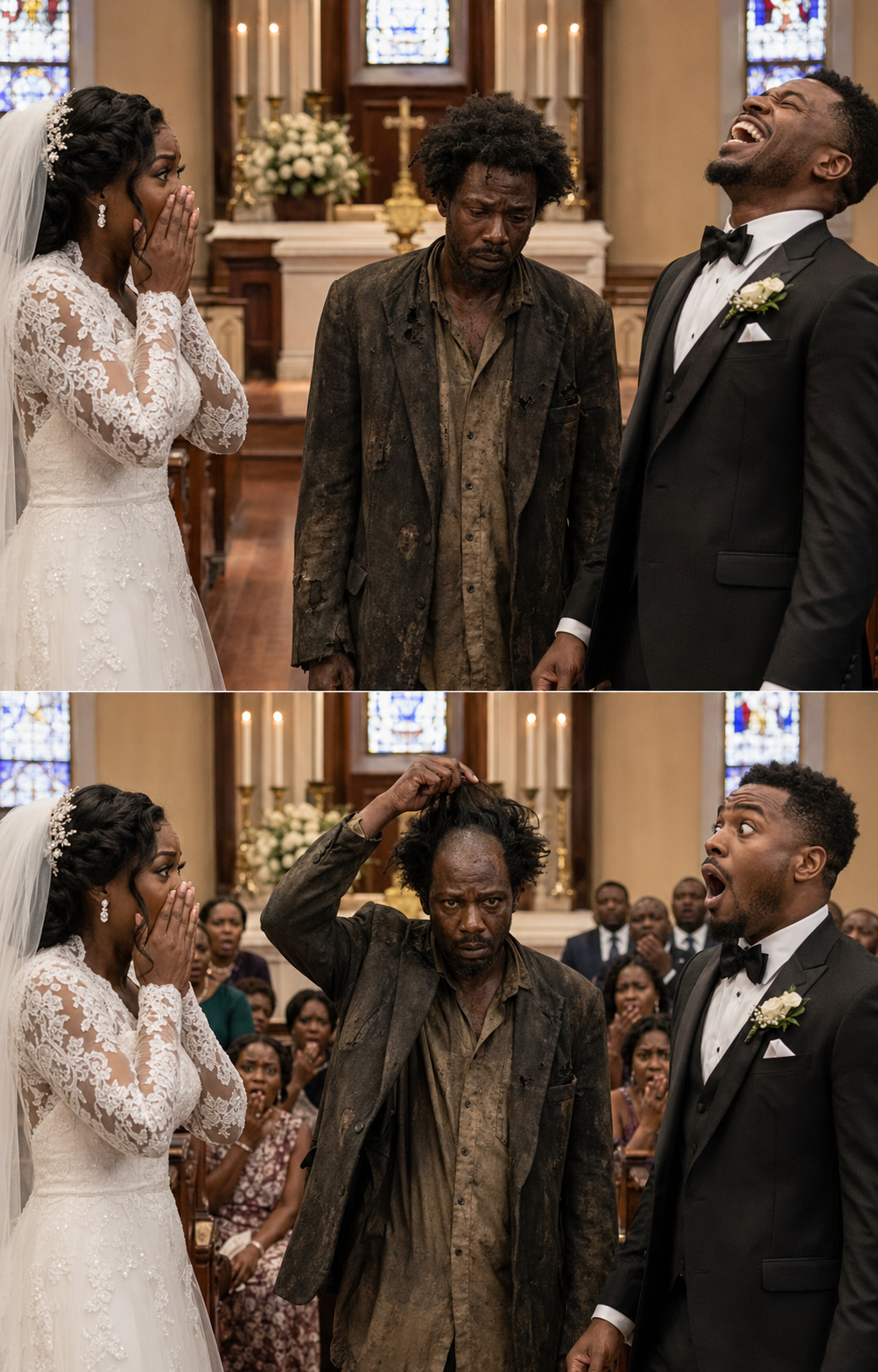 He Forced Me to Marry a “Homeless Man” to Destroy Me… But at the Altar, His Secret Brought the Entire Church to Its Knees