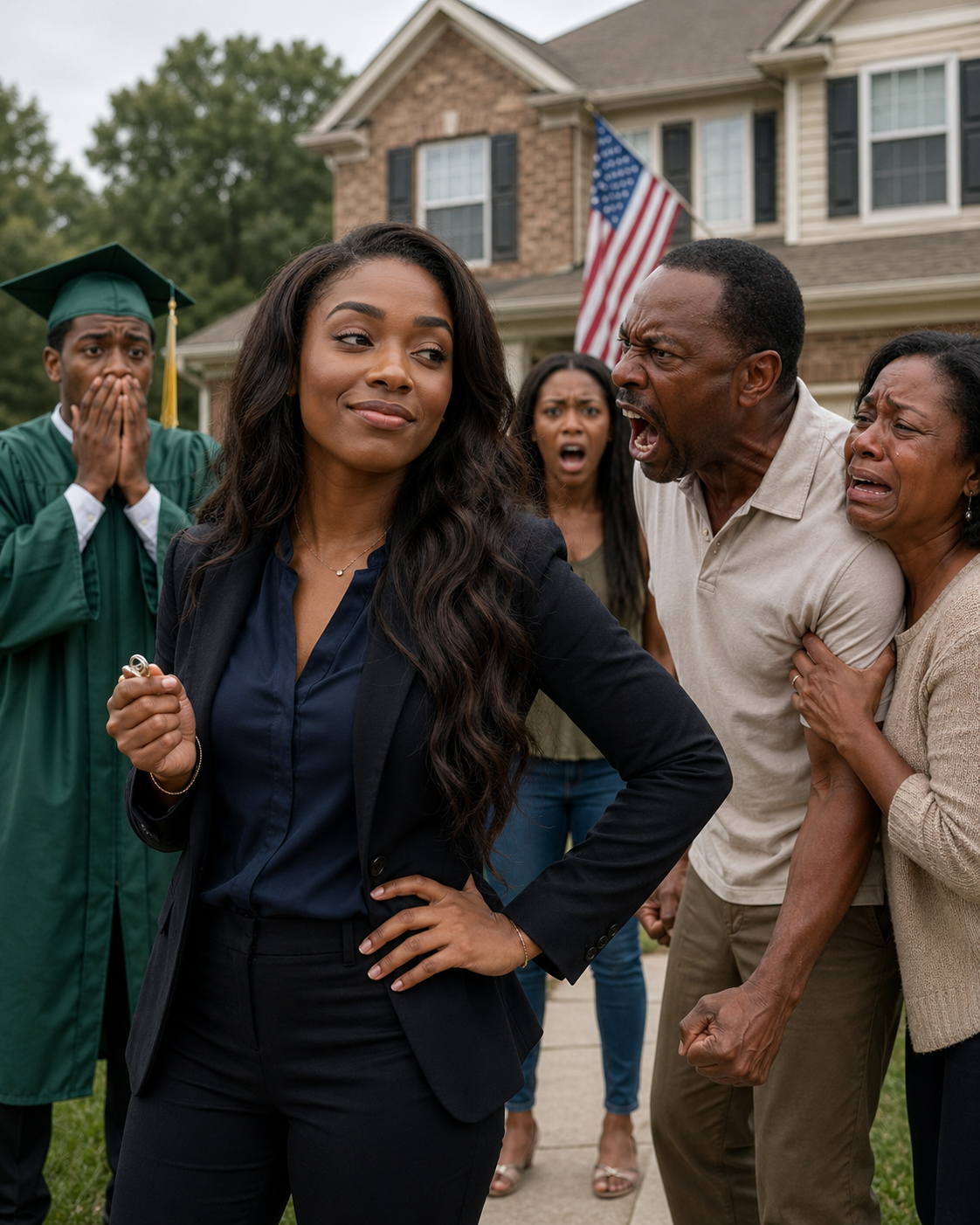 For years, my family dismissed my success, quietly arranging to take my money for my golden sister. So instead, I handed my overlooked brother a house as a graduation gift. My dad’s reaction: “That money was for her loans!”