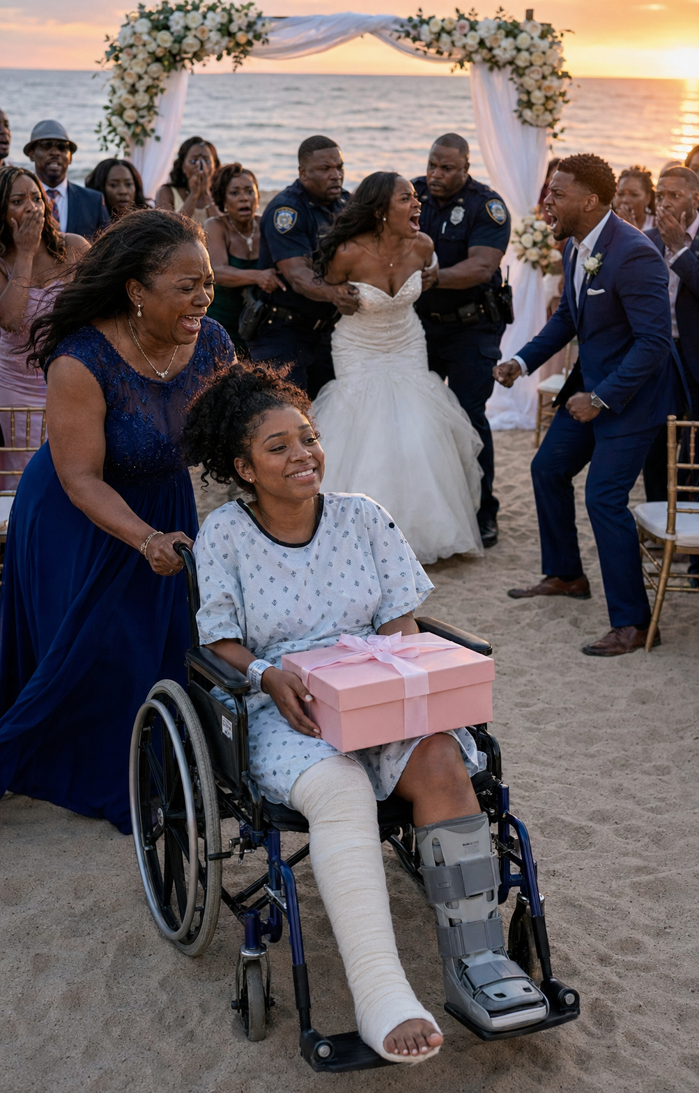 A few weeks after my mother died, my father moved her own sister into the house and started planning a $200,000 wedding like grief had an expiration date. My aunt sneered that Mom had been useless and I was just like her, then shoved me so hard I hit the floor and broke my arm. My father looked at the cast, shrugged, and told me I was too young to understand. I stopped arguing after that. Then, on the morning of their extravagant wedding, my grandmother arrived without an invitation and handed them a black box as a gift. The second my father opened it, the whole house erupted in screams.