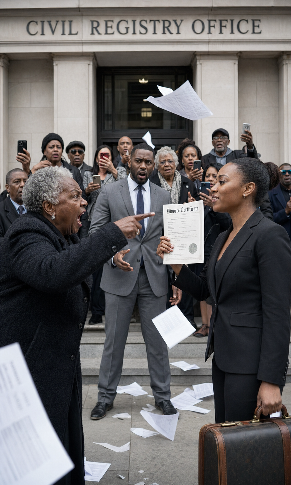 In front of my husband’s family, my mother-in-law said that by getting married I had “moved up in life.” I filed for divorce right then and there… But the next day, in front of the judge, they discovered who I really was.