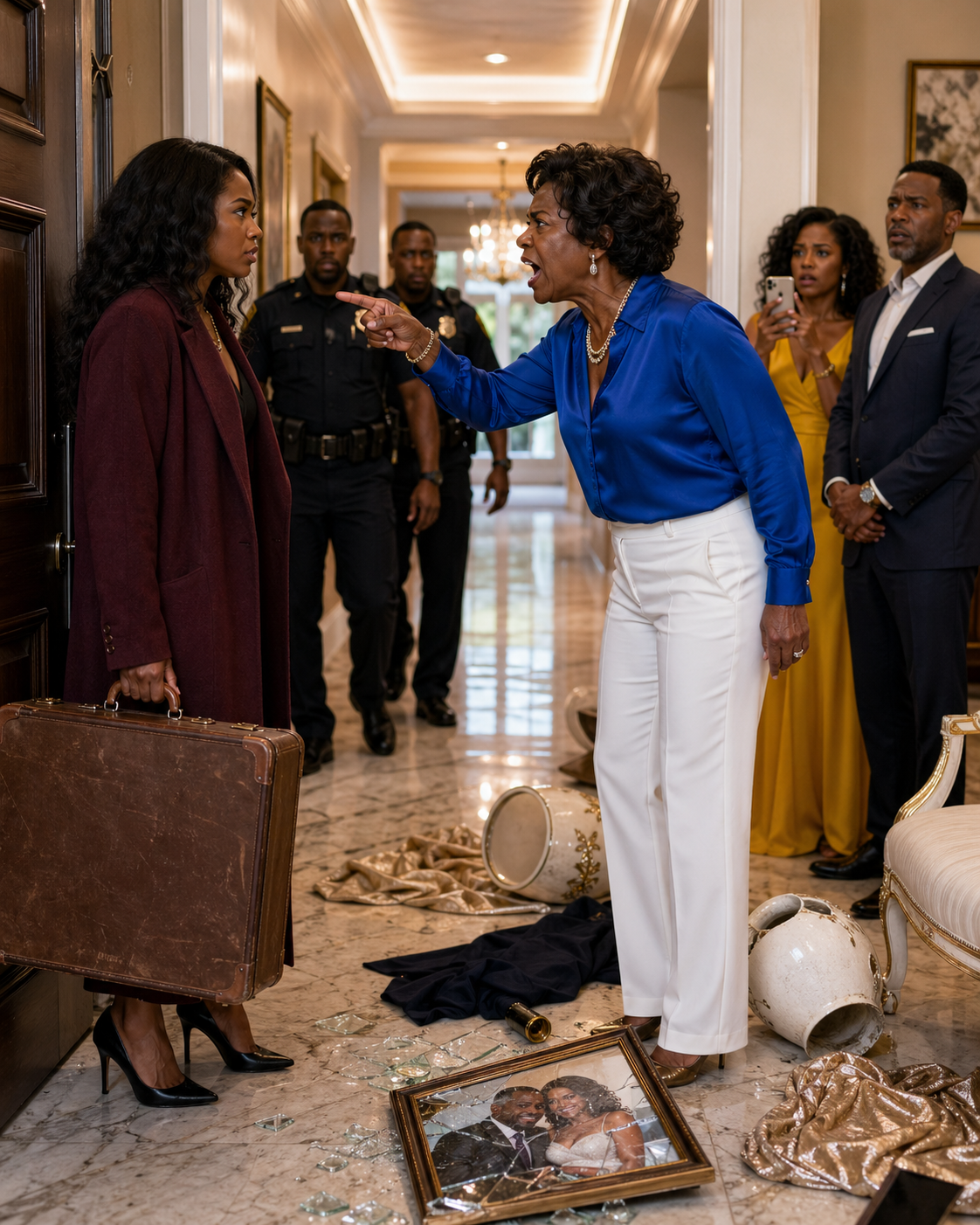 My mother-in-law blocked the doorway of my new apartment and screamed that her son had bought it for her, ordering me to leave. She called me trash—so I took the trash out. And when my husband found out what I did next, he stood there in total sh0ck…