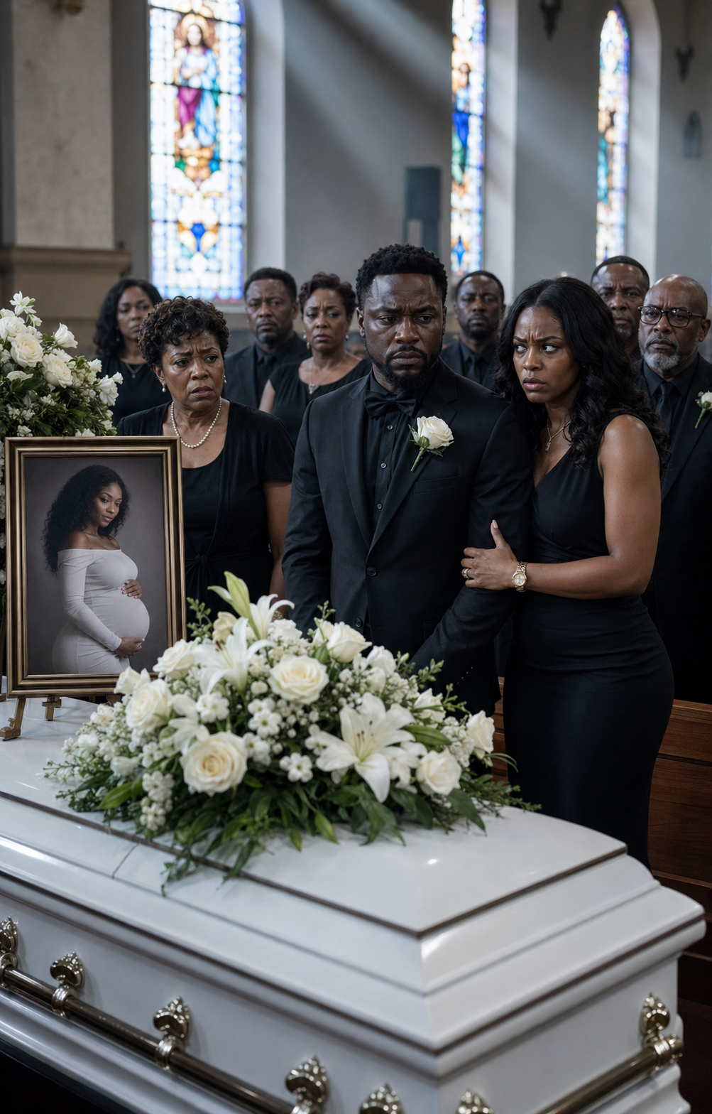 The Man Brought Mistress To His Pregnant Wife’s Funeral — Then The Lawyer Opened Her Will And Uncovered