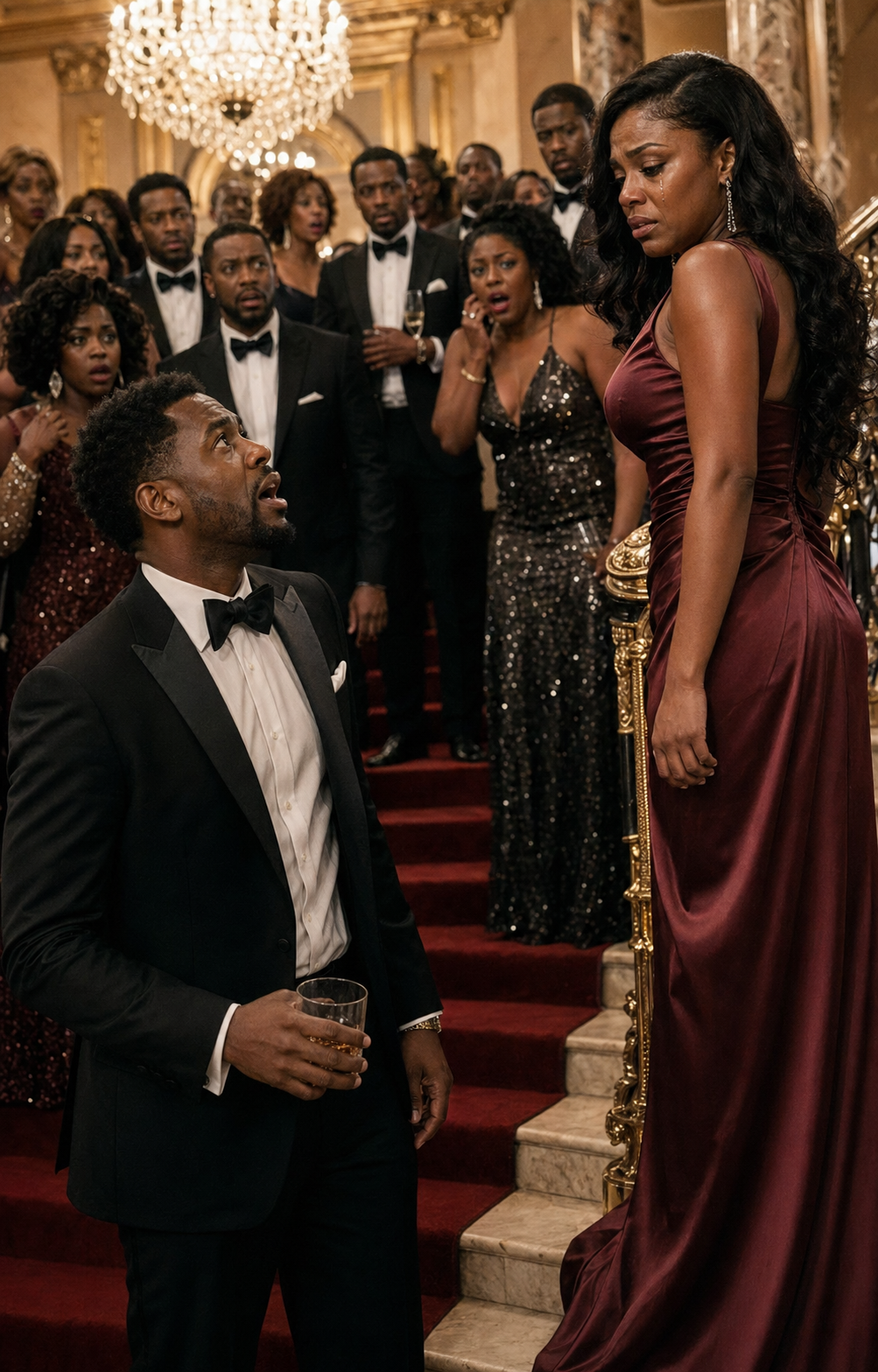 My husband bu:rned my only decent dress so I couldn’t attend his promotion party. He called me an “Embarrassment.” but when the grand ballroom doors opened, I appeared in a way he never expected...