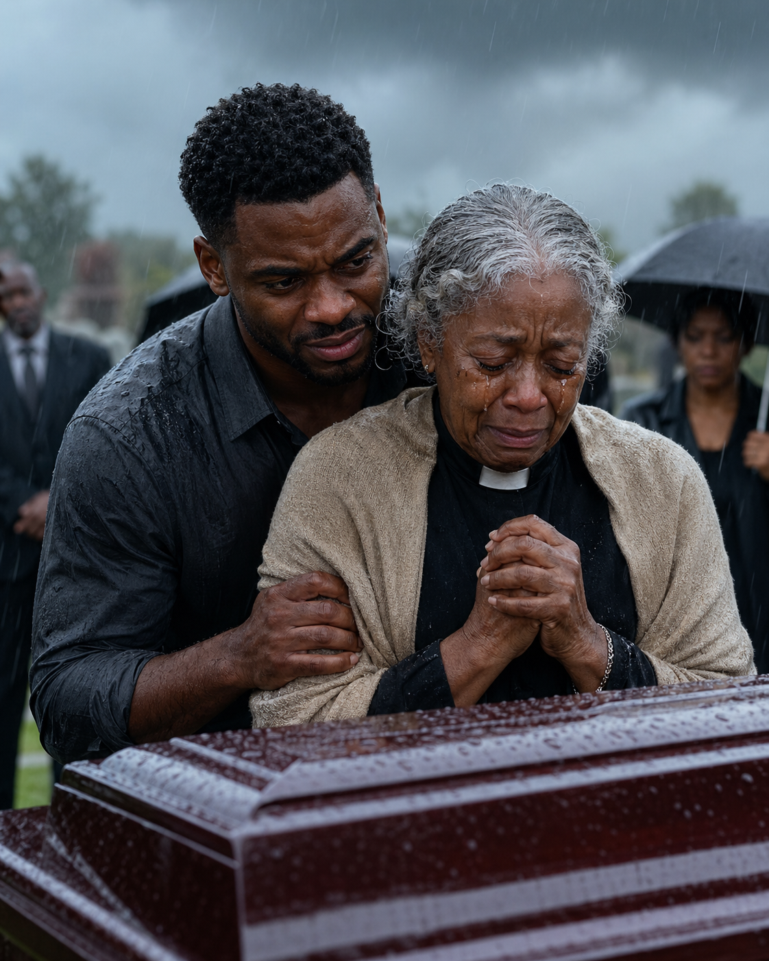 At my husband’s funeral, an unexpected decision by my son changed my place in the family forever