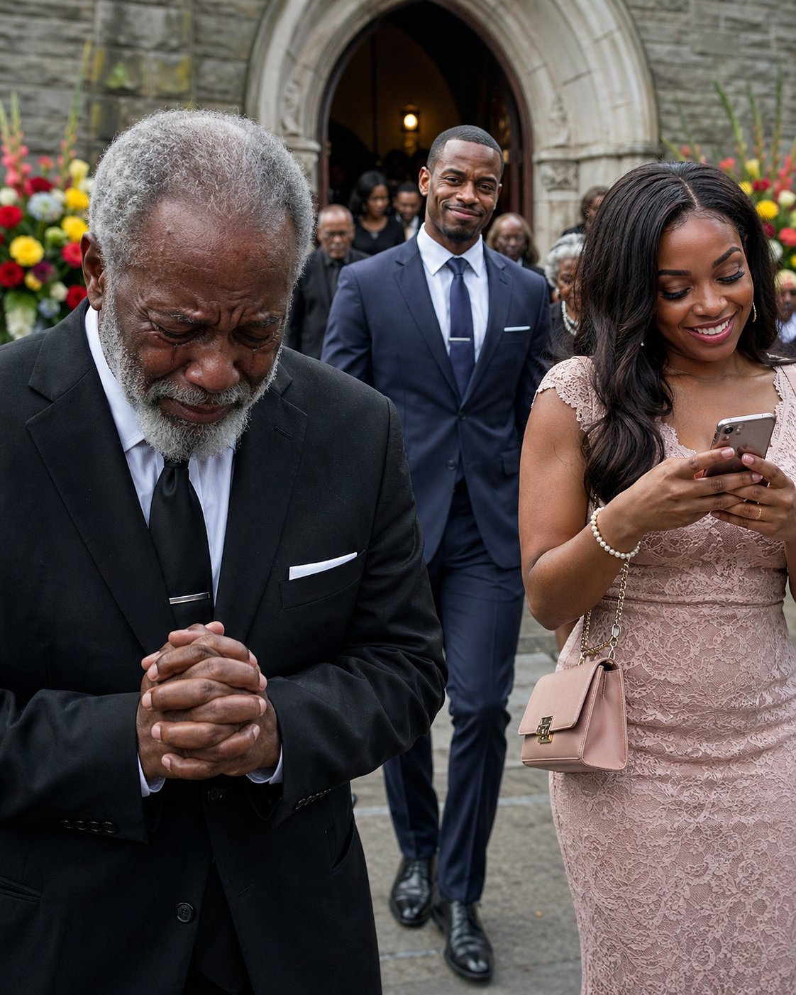 At my wife’s funeral, my daughter-in-law...