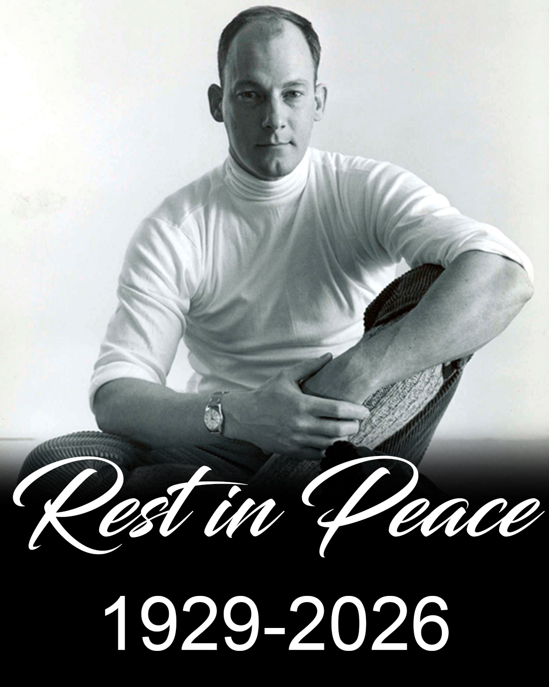 With heavy hearts, we announce the passing of a true legend. When you find out who he is… it’s going to hit hard