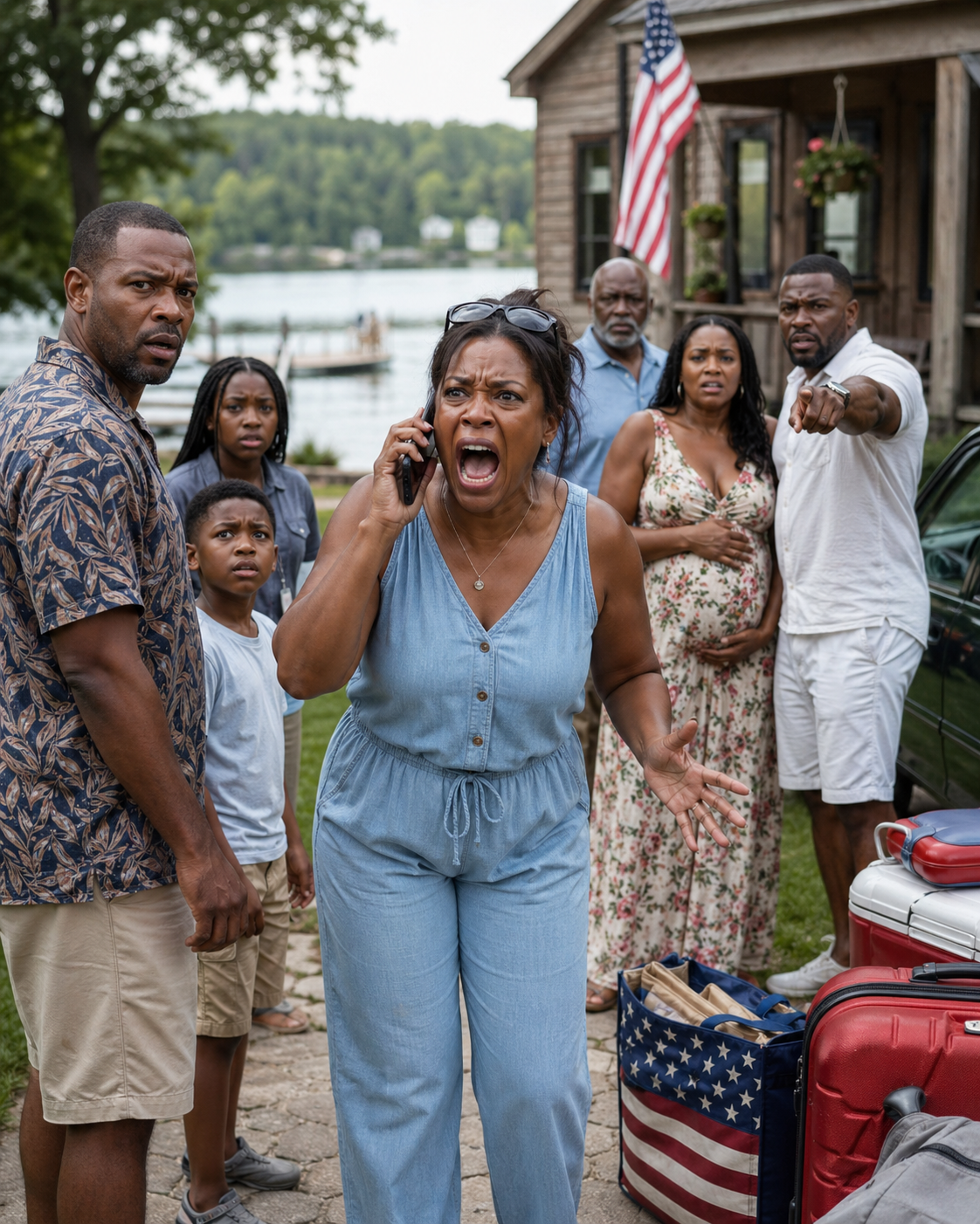 My own daughter left me a breezy little voicemail saying, “Mom, you don’t need to come this summer. Kevin thinks it’s better if we keep the lake house for our family,” as if the cedar walls, the sage green door, the dock