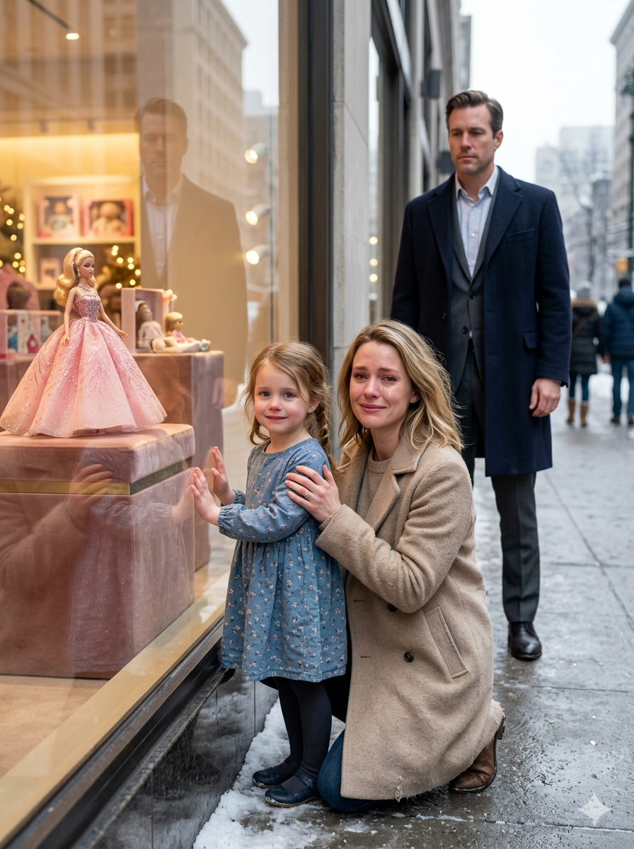 “Sweetheart, I Can’t Afford A Barbie For Your Birthday This Year,” A Mother Whispered—The Millionaire CEO Who Overheard It Walked Out… And What He Did Next Quietly Changed Her Entire Future