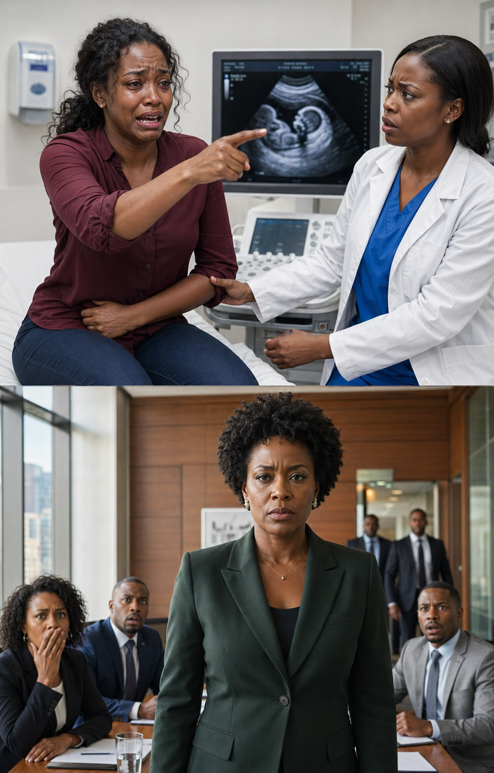 AT 45 I GOT PREGNANT FOR THE FIRST TIME. AT MY ULTRASOUND, THE DOCTOR WENT PALE. SHE PULLED ME ASIDE AND SAID: ‘YOU NEED TO LEAVE NOW. GET A DIVORCE!’