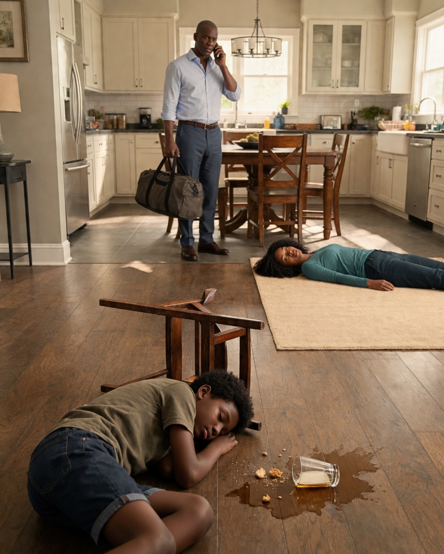 My husband said goodnight after p0is0ning my son and me with a plate of chicken in green sauce, picked up his phone, and whispered, “It’s done… soon you’ll both be gone.” And I, lying on the floor, didn’t even dare to breathe