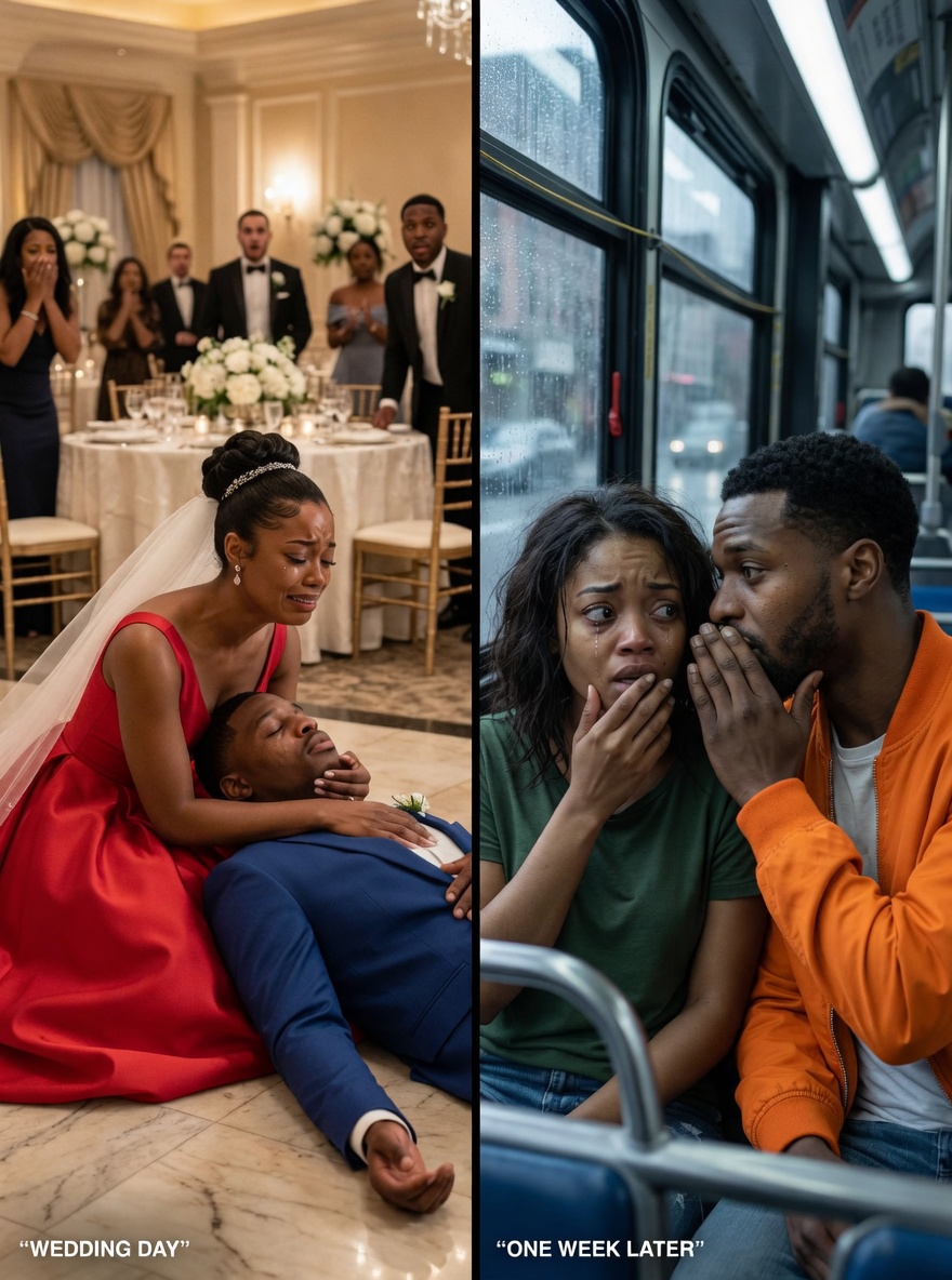 My Husband D.i.e.d on Our Wedding Day – A Week Later, He Sat Down Next to Me on a Bus and Whispered, ‘Don’t Scream, You Need to Know the Whole Truth’
