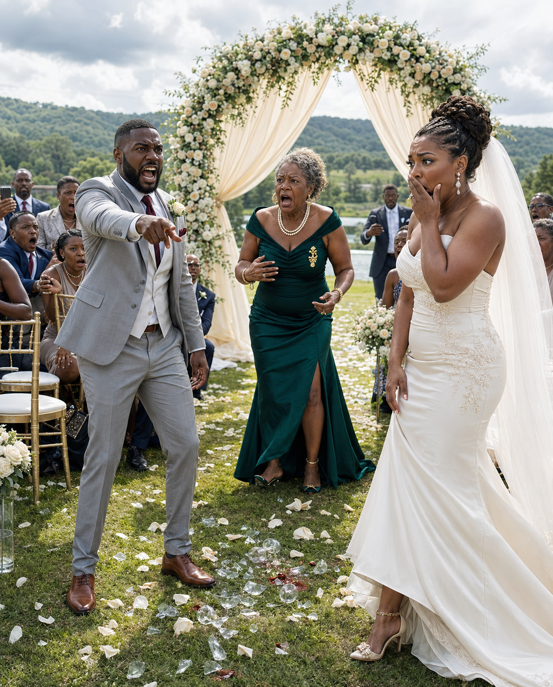 At My Daughter’s Wedding, My New Son-in-Law Demanded the Keys to My Ranch in Front of 200 Guests — But The Moment He Realized Who I Had Just Called, He Turned White