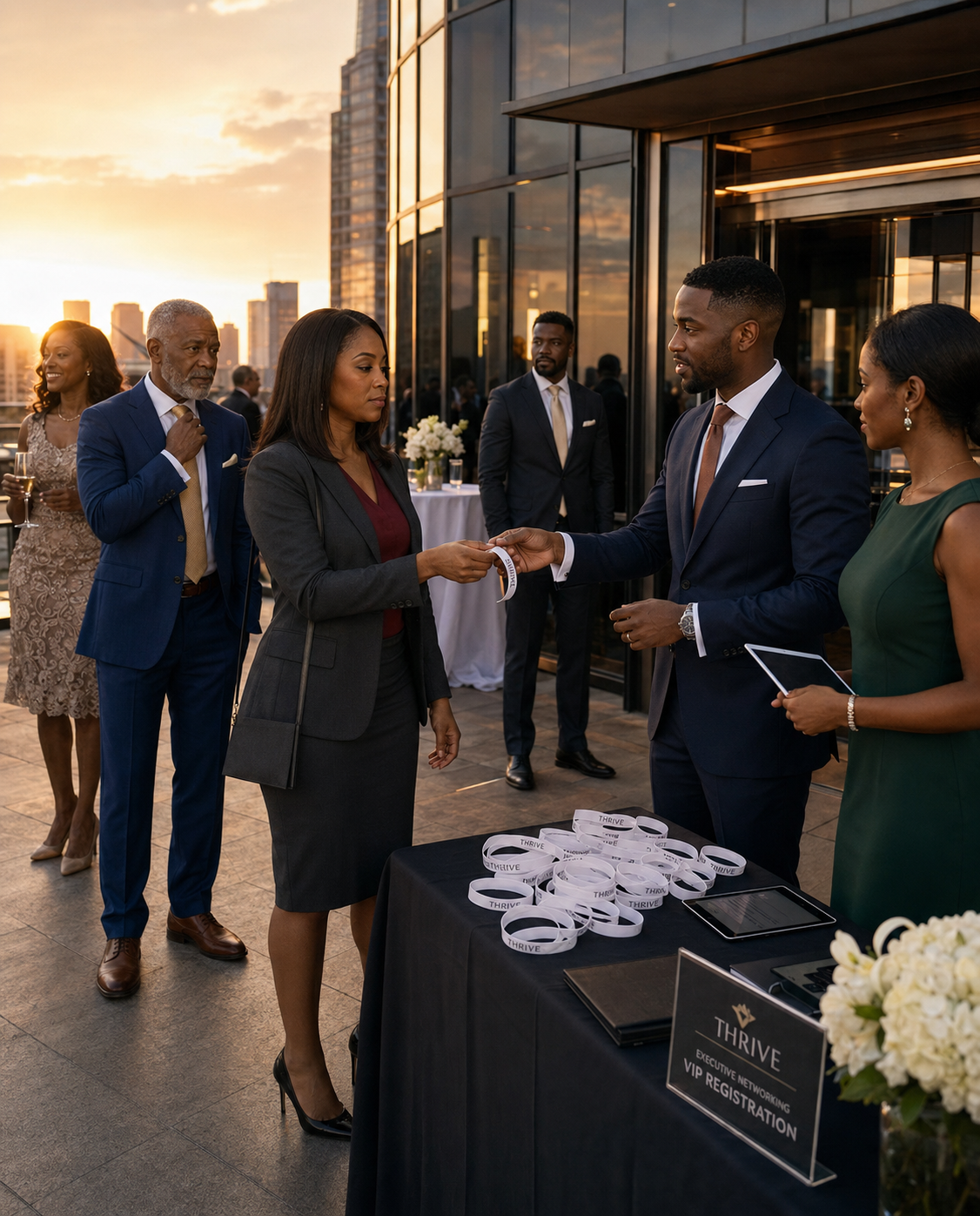 At my brother’s rooftop graduation party, he put a red wristband on me in front of 114 guests and said, “Security needs to know who doesn’t belong here.” I just fastened it, smiled, and waited for the building manager to bring up the folder they never knew had my name on it