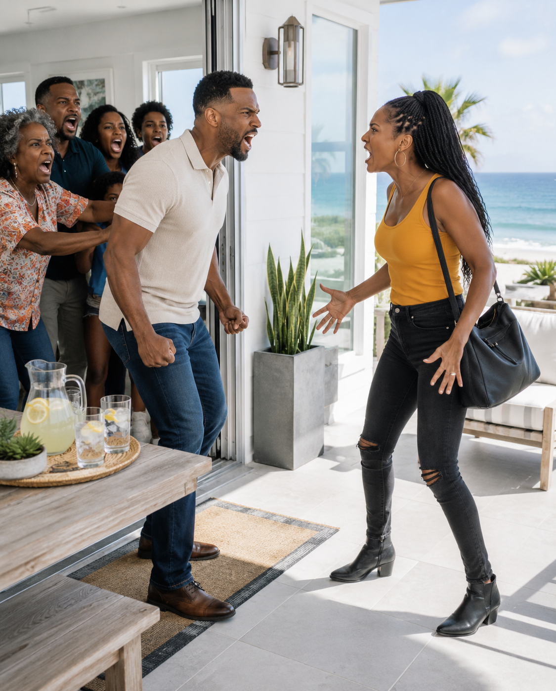 I only wanted to enjoy a peaceful weekend at my beach house. But when I arrived, my sister’s husband was already there with his entire family and shouted, “What is this parasite doing here? Leave right now!” I simply smiled and said, “Alright, I’ll go.” But what happened afterward made him deeply regret those words.
