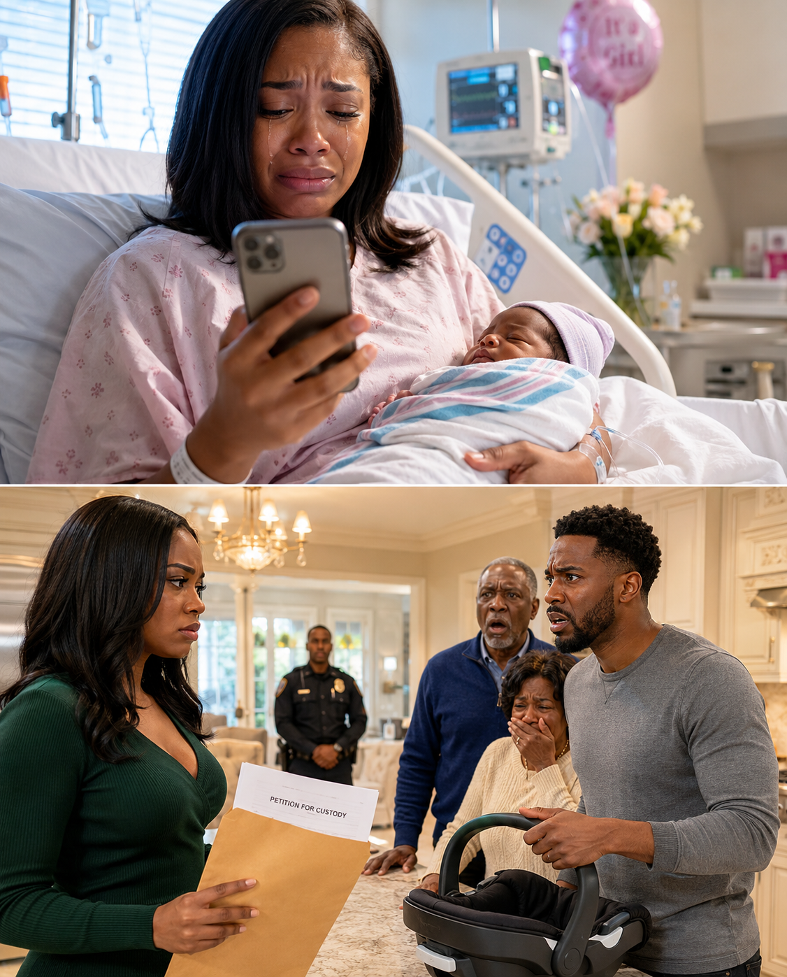 While holding my newborn after a C-section, I texted my parents: Please, can someone come help me? Mom read it. Said nothing. Six days later, Dad tried to withdraw $2,300 from my account.