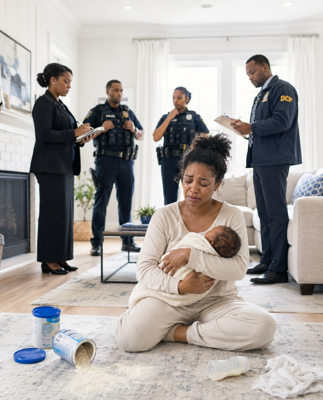 My mother-in-law brought over pricey baby formula like it was some generous gift. The second we got home, I dumped every can in the trash. My husband lost it. “I’ll never forgive you for this.
