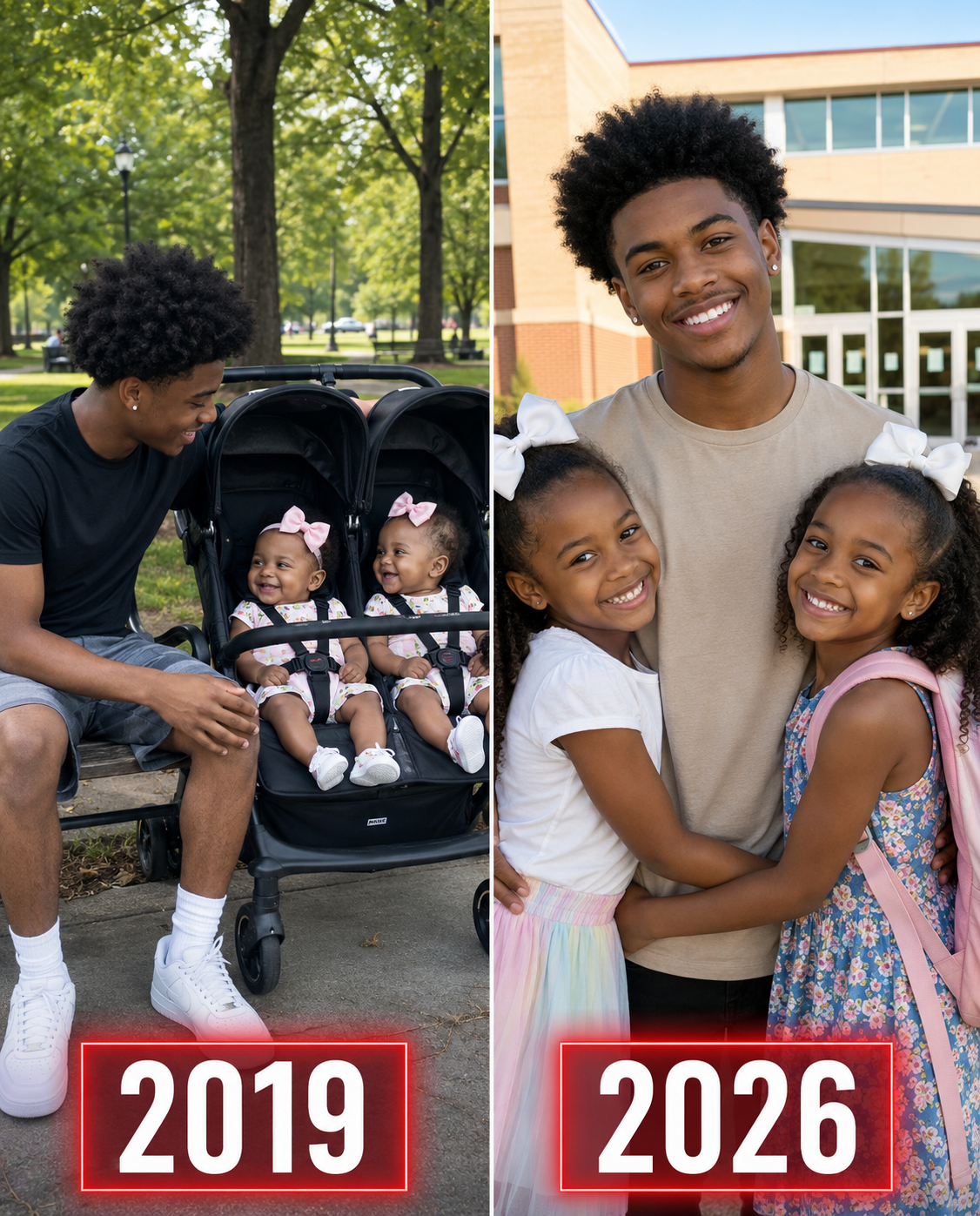 I Became a Dad at 18 After My Mom Abandoned My Twin Sisters – 7 Years Later, She Returned with a Shocking Demand