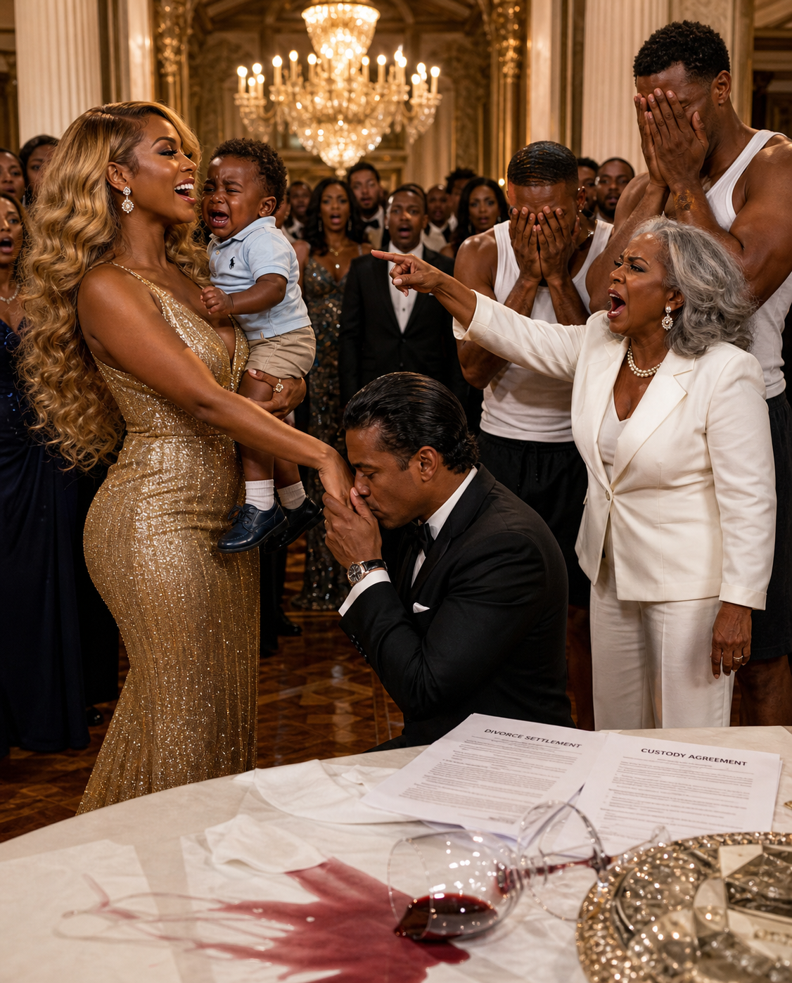 My husband called me: “Come home early tonight. My mom is hosting a family dinner.” When I walked in, every relative was already in the living room… but no one was smiling