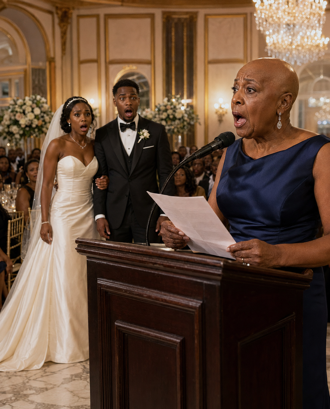 I woke up bald on my son’s wedding morning with a note from my future daughter-in-law telling me I finally looked the way an old woman should