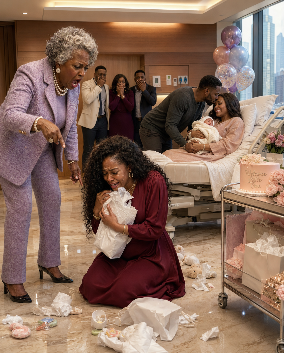 I went to visit my sister’s newborn, only to find my husband secretly kissing her forehead, “Our son will have my last name. Claire is only good for funding our life.” My sister sneered, “Her body can’t give anyone children anyway.” My blood turned to ice. I didn’t burst in. I didn’t shed a single tear. I quietly walked back to my car to prepare an “unforgettable” gift for their new, perfect family…