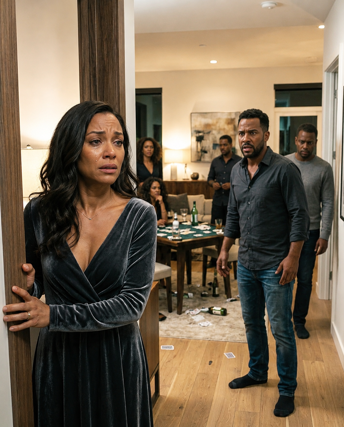 At a drunken party, my husband lost a card game to his friend, betting ‘a night with me’.” “Go work off my debt, you stupid hen!” he growled, shoving me into the bedroom. “But when his friend walked out of there five minutes later, pale