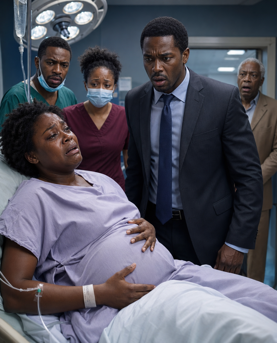 After my divorce, I discovered I was pregnant with triplets. I scheduled the surgery… But as soon as I lay down on the operating table, a powerful man suddenly appeared by my side…
