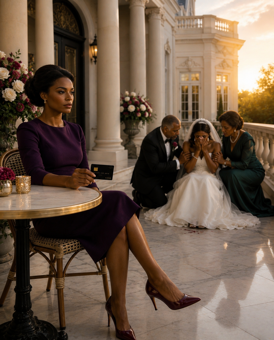 Before my sister’s wedding, I discovered my credit card had been charged for the entire reception. When I confronted her, she just smirked and said, “You’re pathetic—you don’t even have a real family. This is the least you can do.” I smiled and replied, “Then you’re really going to love what happens next.” The following morning, my phone blew up. The venue, the bill, everything had become a disaster…
