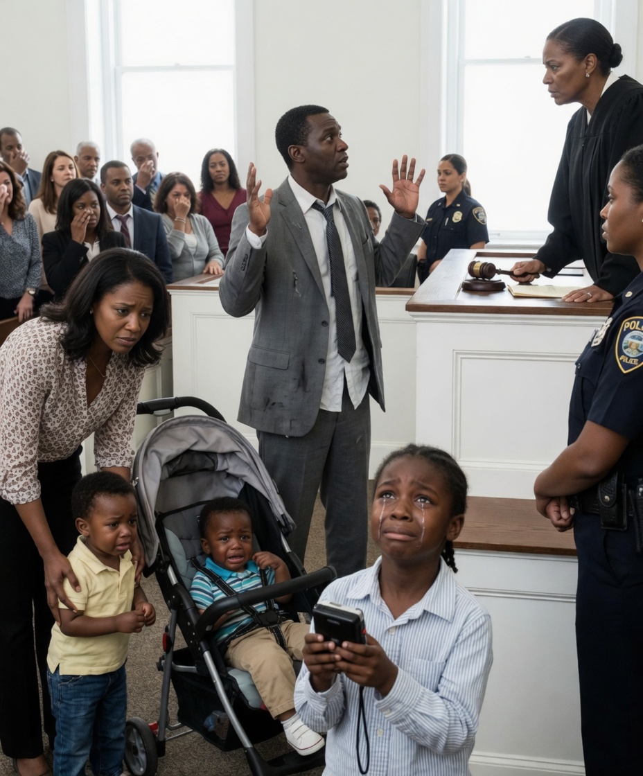 The judge asked the nine-year-old boy which parent he wanted to live with. What he quietly pulled from his jacket pocket made his wealthy father go completely pale and revealed a secret nobody in that courtroom was prepared to hear.