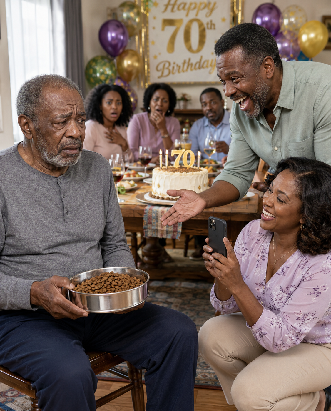 At His 70th Birthday, His Son Served Him Dog Food in Front of Everyone… But the Next Day, One Discovery Destroyed Everything . new