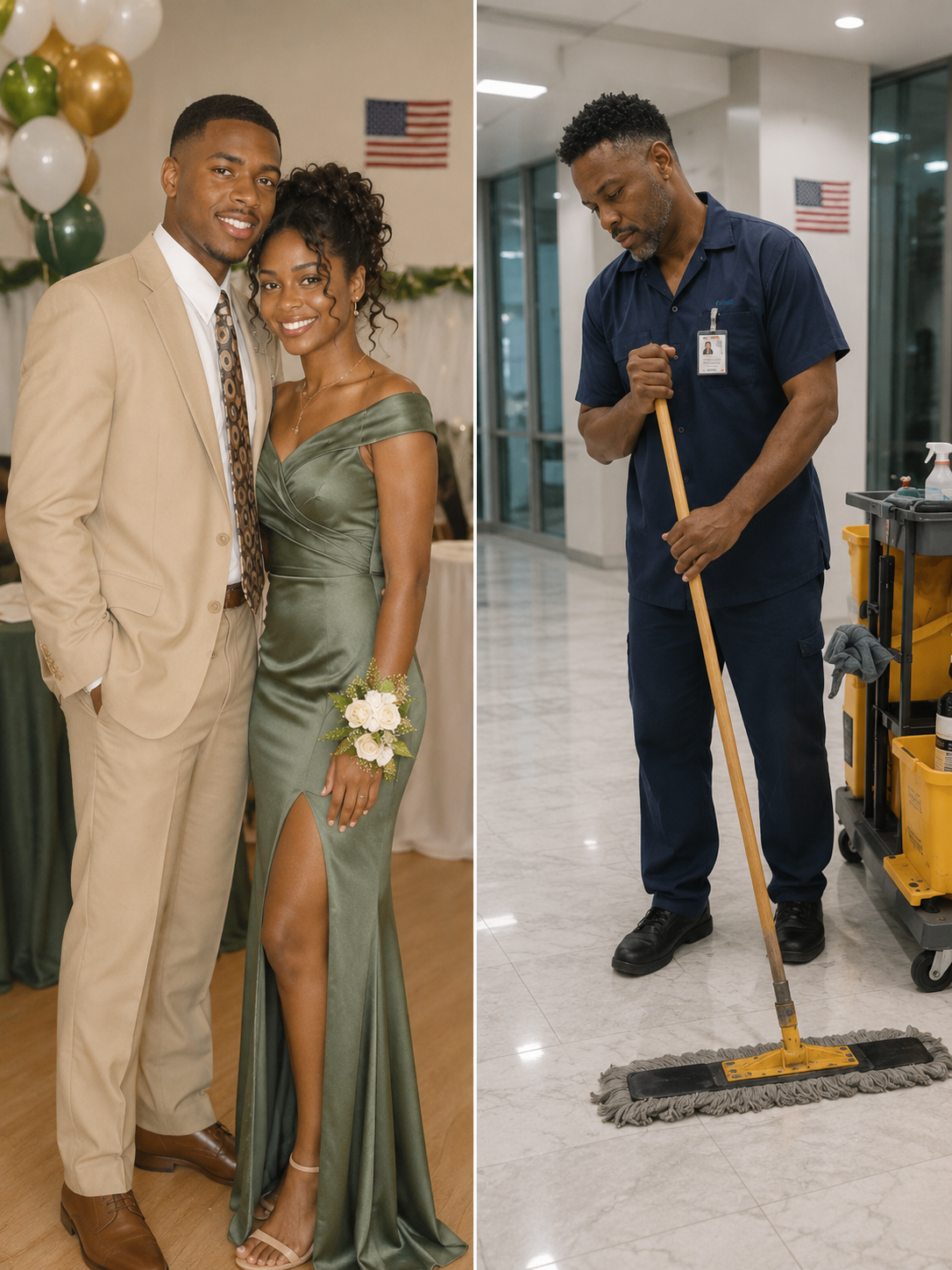 My Father Left My Pregnant Mom on Graduation Night – 30 Years Later, I Found Him Mopping the Floors in My Own Company and Decided to Change His Life