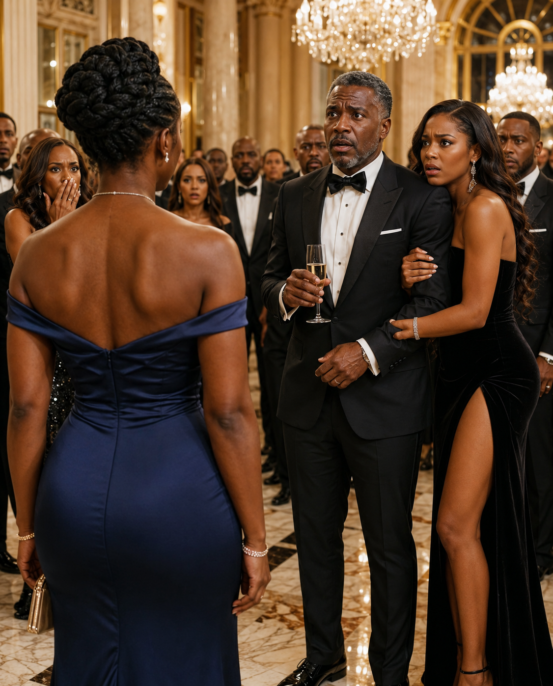 My husband burned the only decent dress I had to stop me from going to his promotion party. He called me a “shame.” But when the doors to the grand hall opened, I emerged in a way he never imagined…