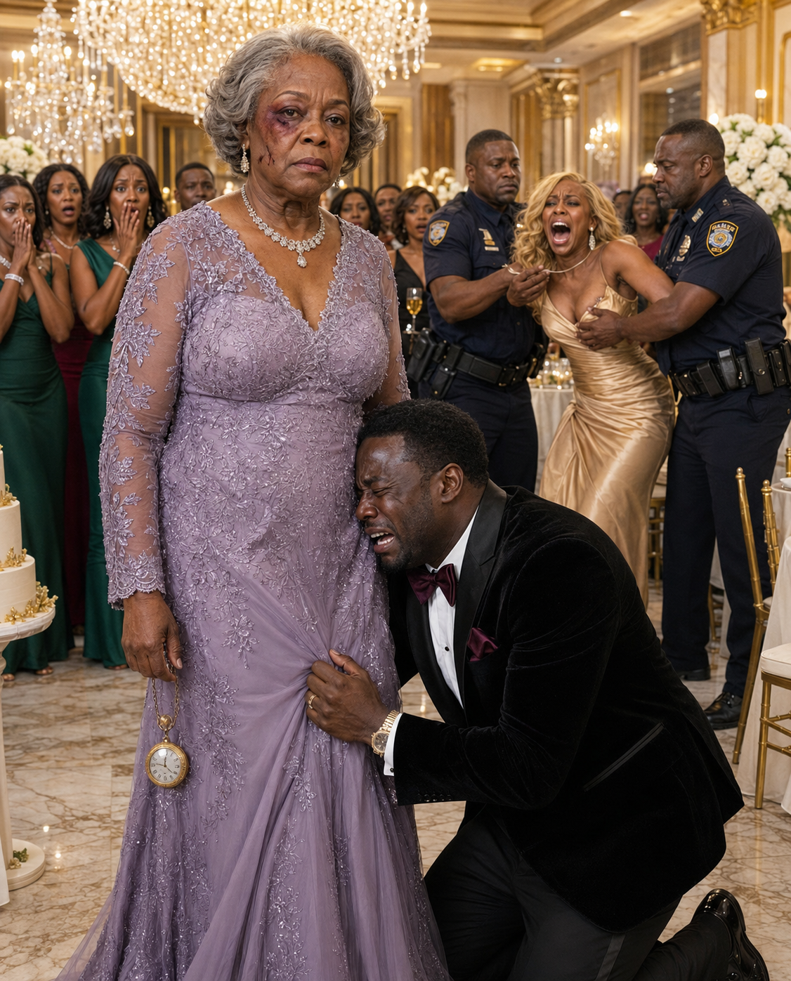 My son violently h//it me 30 times in front of his wife at his birthday dinner. “Get out, you obsolete burden,” she laughed. Then, he hurled the only thing I had left of my late husband—his vintage compass away. I didn’t yell. I didn’t cry. I quietly left the mansion. He thought he had won. But when the sun came up, he was desperately begging me to cancel the command that just ruined his life…