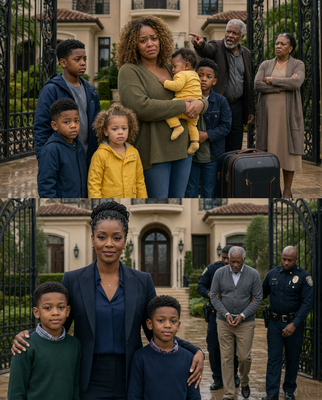 They threw me and my six children out into the rain before my husband’s grave was even dry. My father-in-law pointed at the door and said, “Your husband is d3ad. This house belongs to the family.”