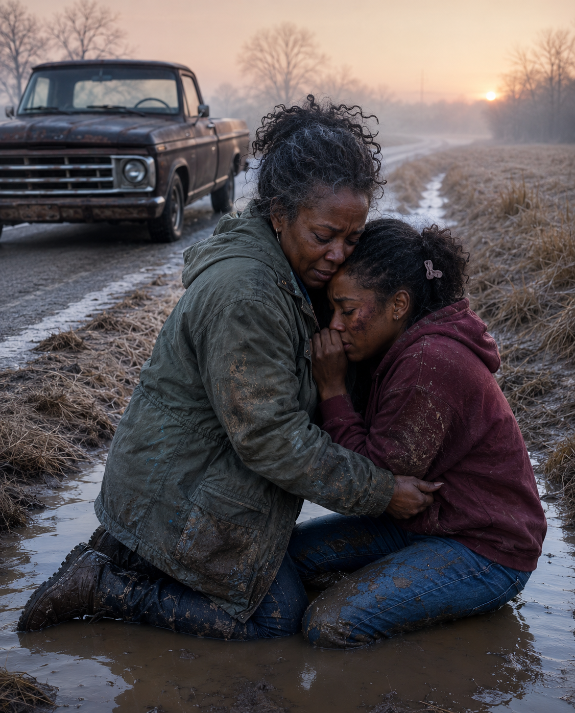 I found my son’s wife in a ditch, barely alive. She whispered, “It was my own mother. She said I was nothing.” I took her home and called my sister. “It’s time. Remember what mama taught us.”.