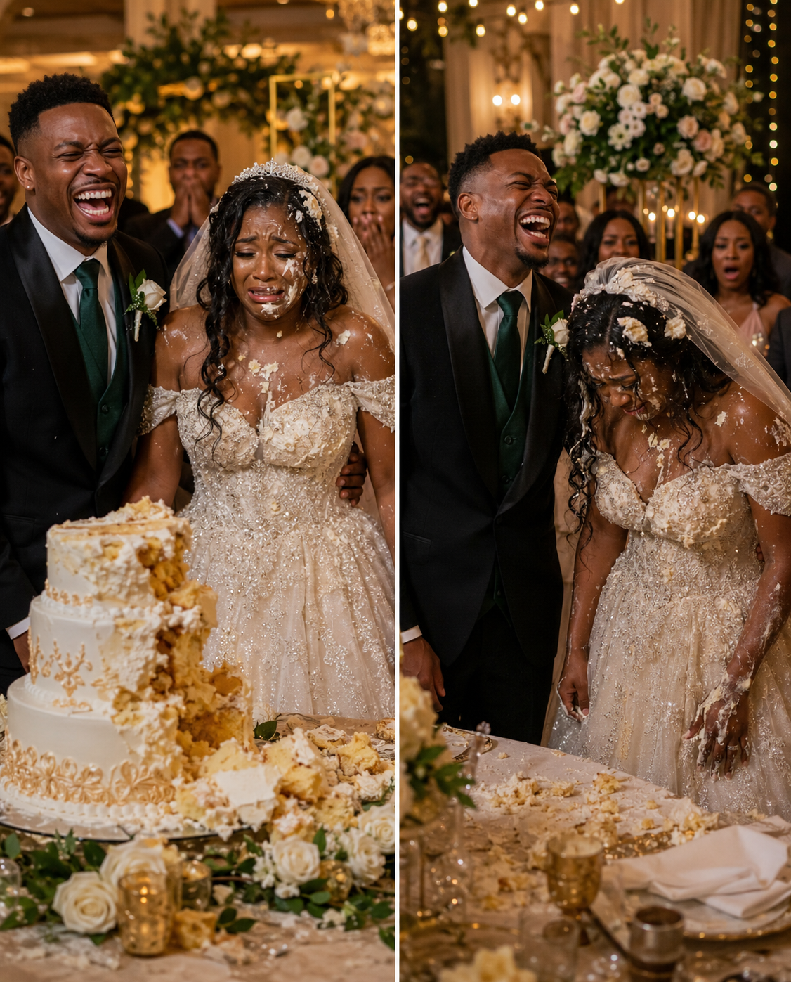 My Groom Smashed My Face Into the Cake During the Cake Cutting as a ‘Joke’ – I Was on the Verge of Tears When My Brother Shocked Everyone.NEW