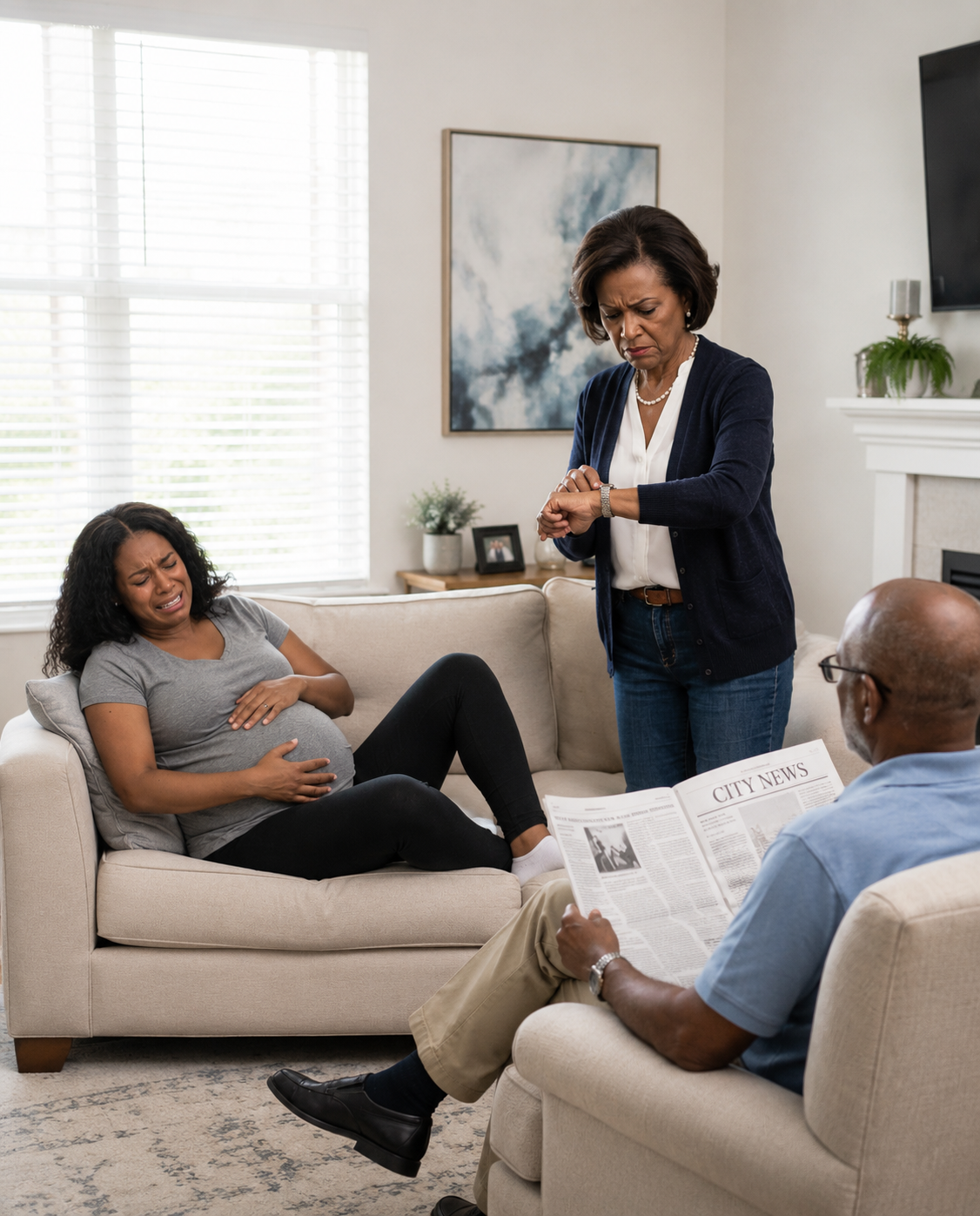 I never told my parents who my husband really was. To them, he was just a failure compared to my sister’s CEO husband. I went into labor early while my husband was abroad. Labor tore through me, and my mother’s voice was cringe.