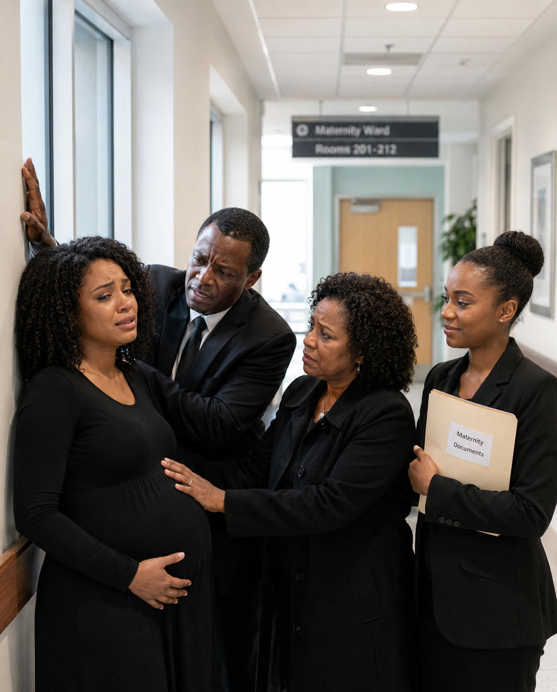 My mother-in-law shoved a folder into my hands between the funeral wreaths—“Sign the house and car over to Lydia”—and when I refused, her husband slammed me into the wall like my grief didn’t count. With blood in my mouth and one hand protecting my 8-week belly, I made one call… and the family’s “perfect” empire started collapsing before the casket even left the room.