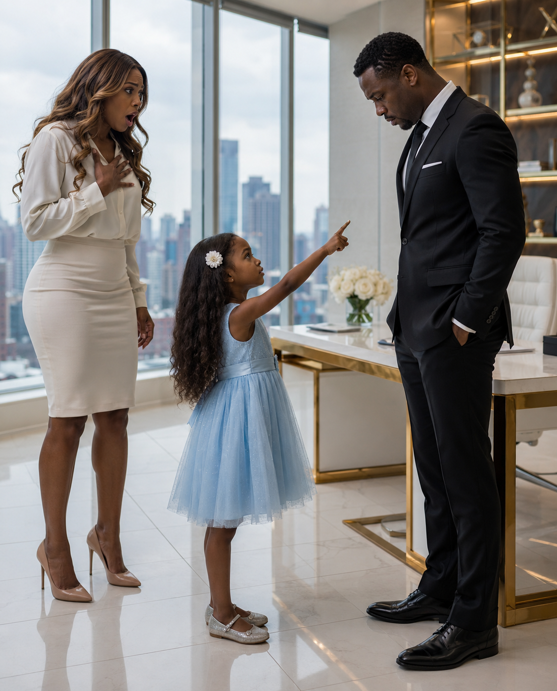 My Six-Year-Old Looked at My Ice-Cold Billionaire Boss and Said, “You’re Too Handsome to Be Alone—Be My Daddy.” I Thought I’d Lose My Job. Instead, It Started the Love Story That Changed Our Lives.