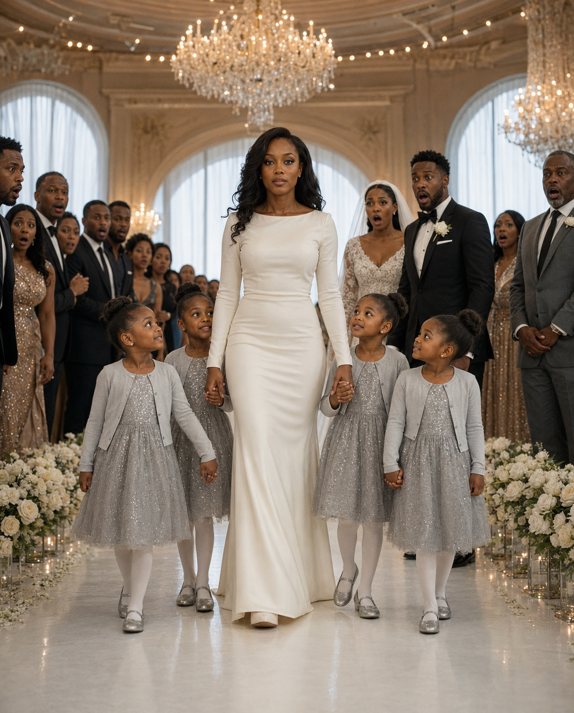 Young Mother Was Paid to Disappear From a Powerful Family Without a Word — But When She Walked Into a Wedding Five Years Later Holding Four Children’s Hands, She Revealed a Truth That Turned Power, Pride, and the Past Completely Upside Down
